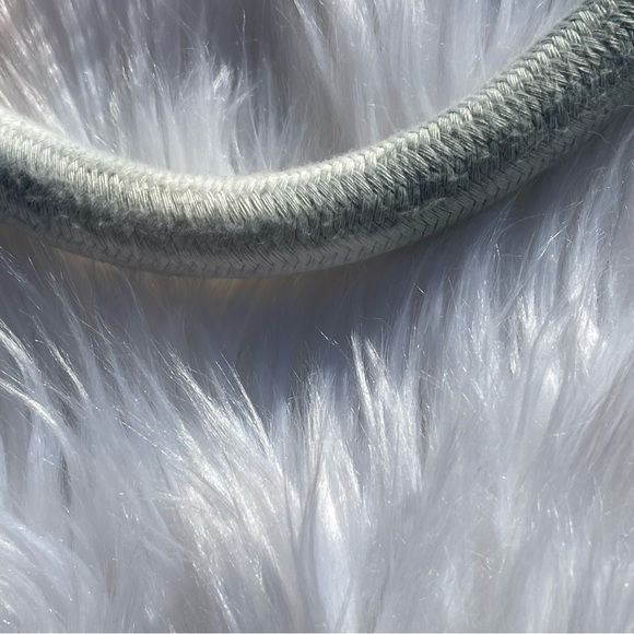 NWT Youly Vegan Leather & Rope Tie Dye Dog Collar Size XXL/XXXL - Picture 5 of 13